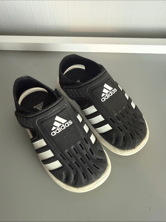 adidas Other - adidas Black & White Kids Slip-On Water Shoes size 8